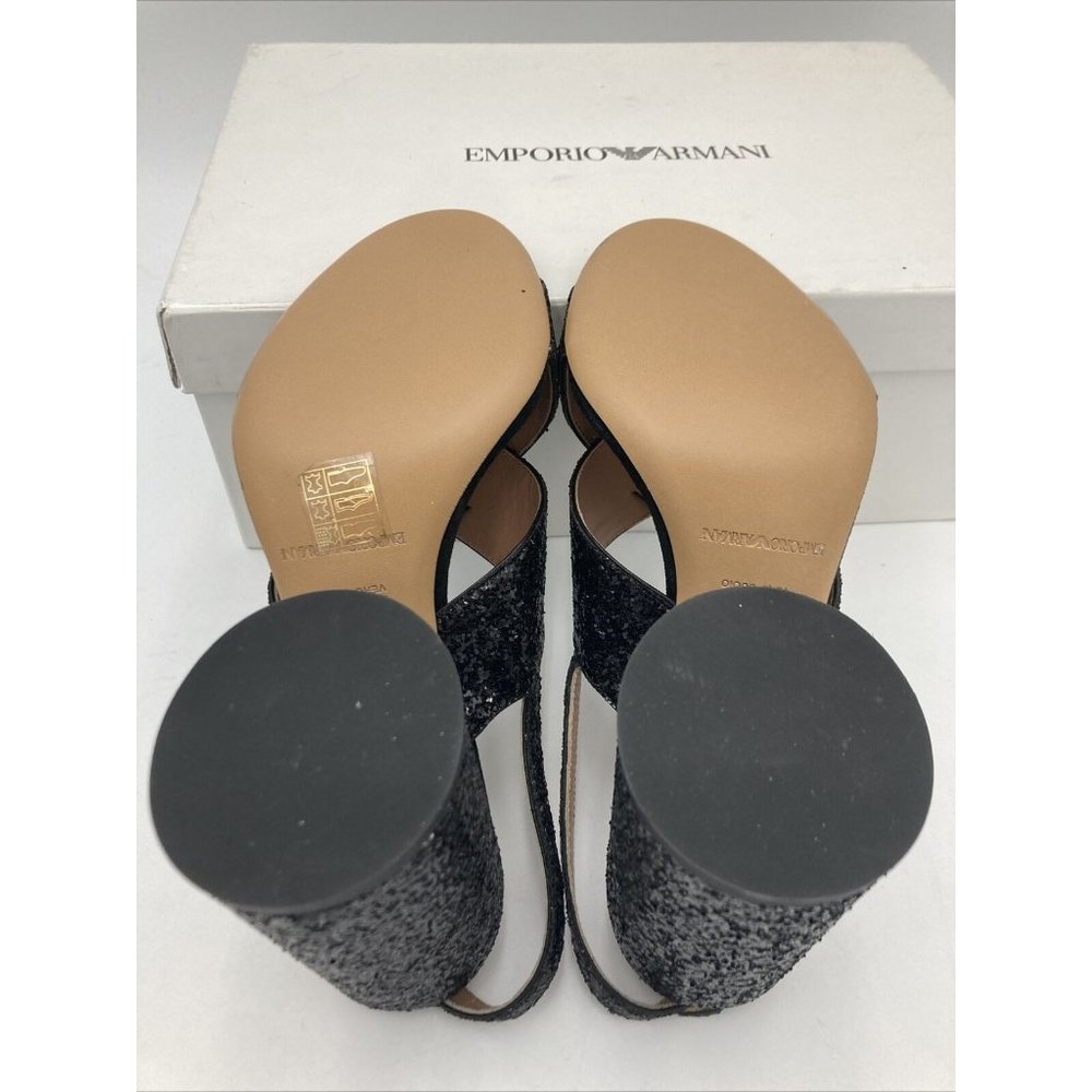 Emporio Armani Women's Ankle-Strap Heeled Sandal  Size 38 Medium EU (8 US) - Picture 5 of 12